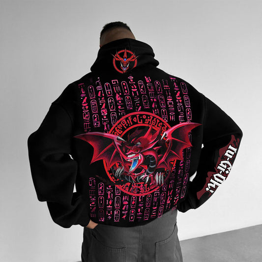 Unisex  “Yu-Gi-Oh！”   Anime Style Retro Hoodie