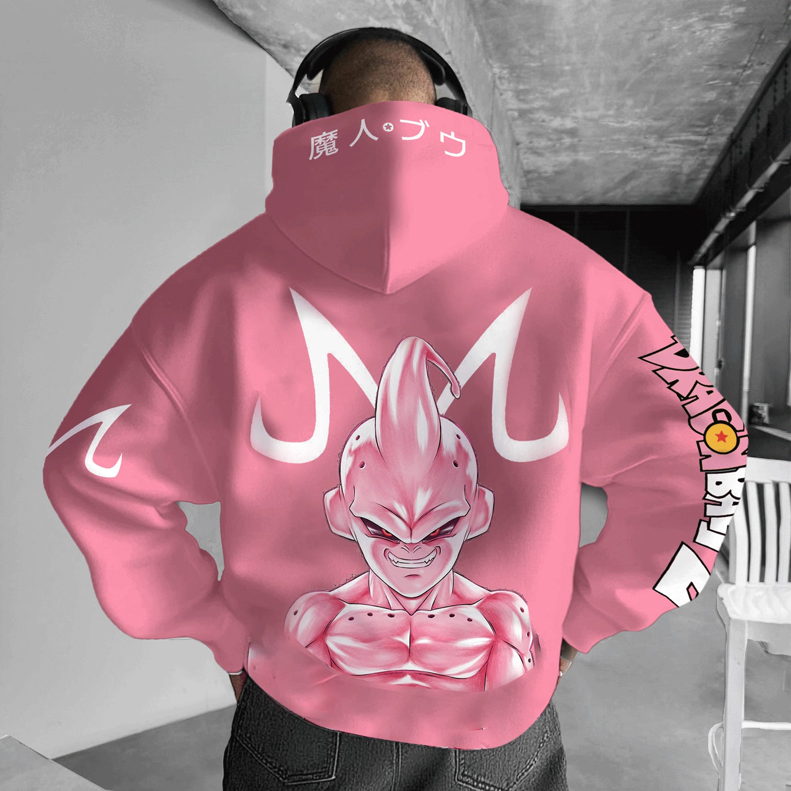 Unisex Anime Graphic Streetwear Vintage Hoodie