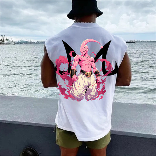 Unisex Anime Graphic Streetwear Vintage Gym Tank Top