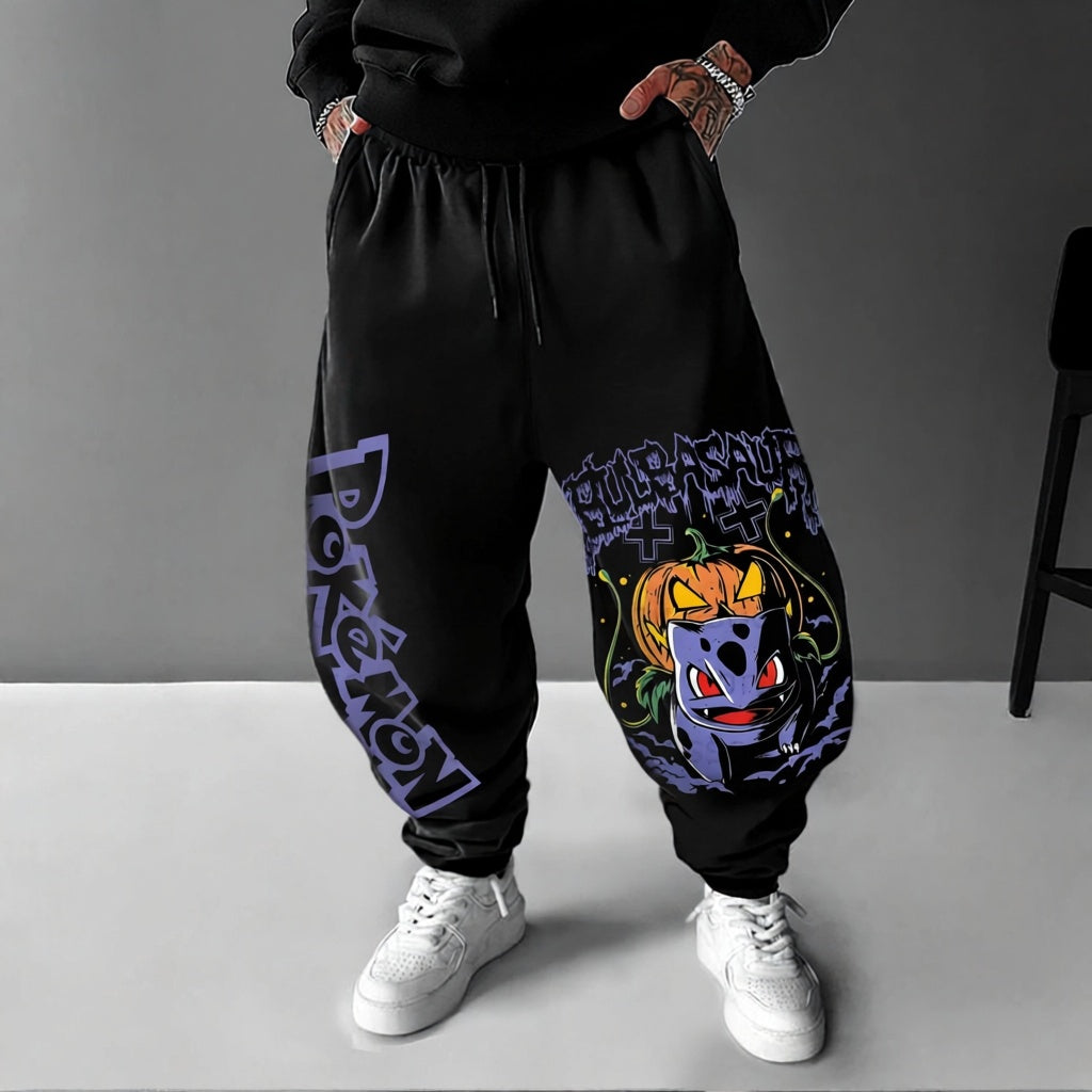 Pokémon Unisex Anime Bulbasaur Pants-Anime x kingdom