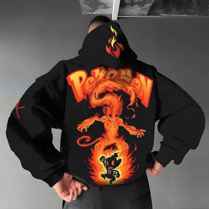 Unisex Anime Graphic Streetwear Vintage Hoodie