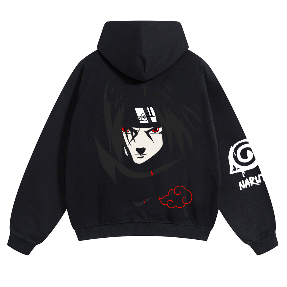 Oversized Unisex Anime Print Hoodie-comicclothing