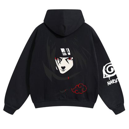 Oversized Unisex Anime Print Hoodie-comicclothing