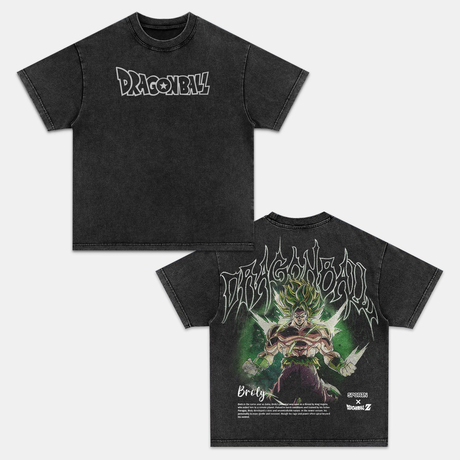 BROLY VINTAGE OVERSIZED TEE | DRAGON BALL Z-comicclothing