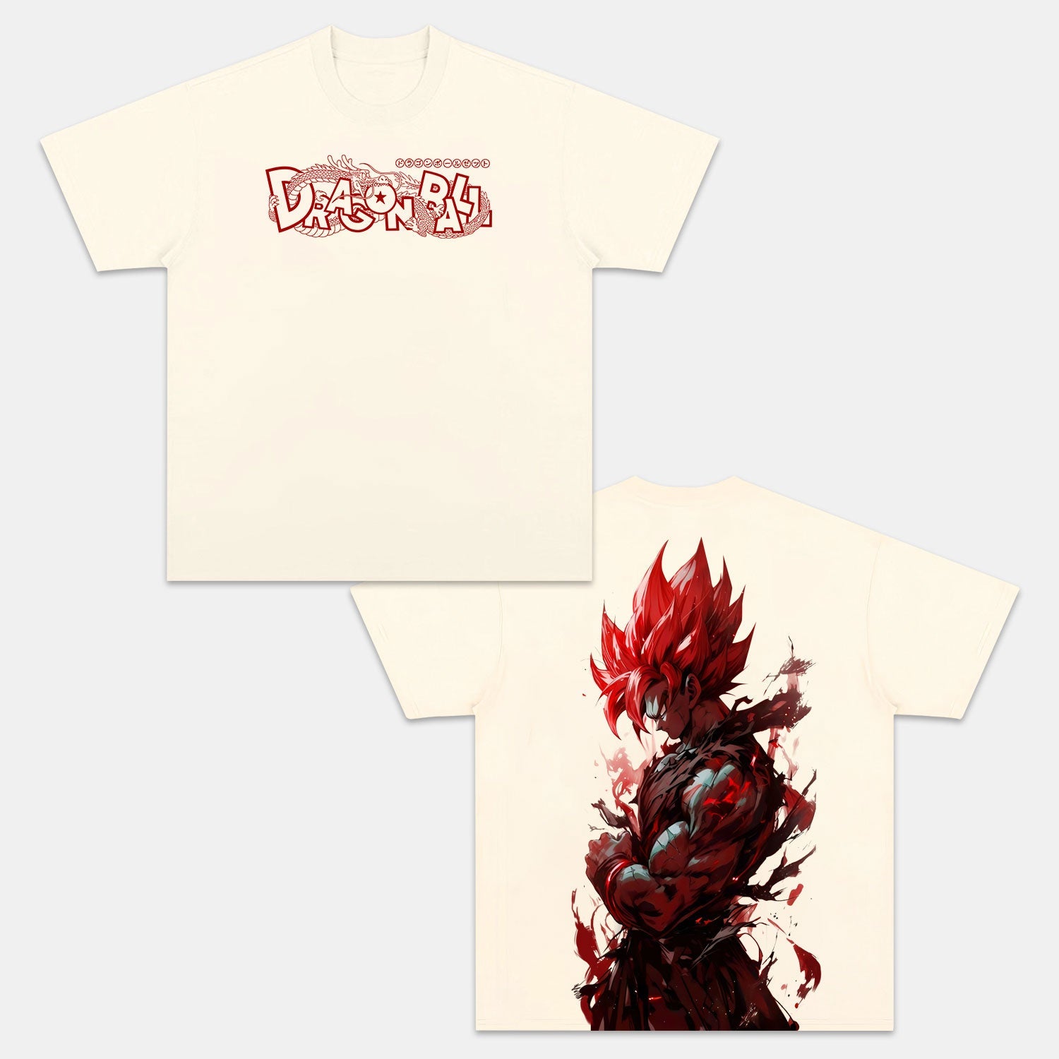Unisex Anime Inspired Vintage T-Shirt-comicclothing