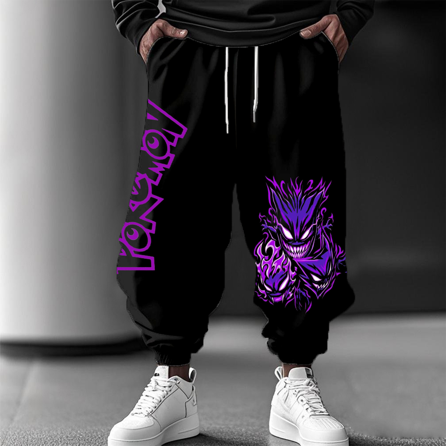 Unisex casual Anime Streetwear Pants