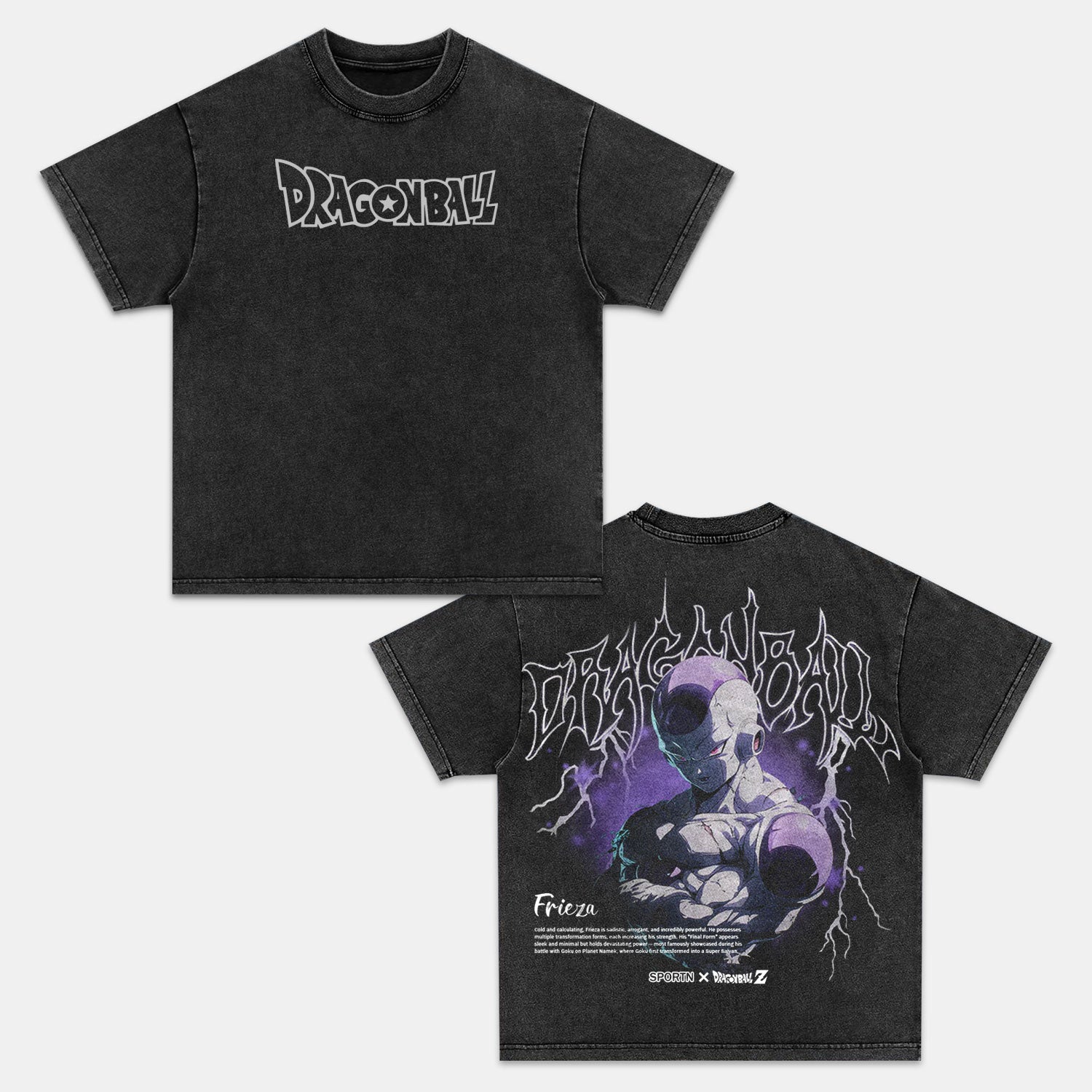 FRIEZA VINTAGE OVERSIZED TEE | DRAGON BALL Z-comicclothing