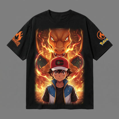 Pokémon Unisex Anime Inspired Vintage T-Shirt