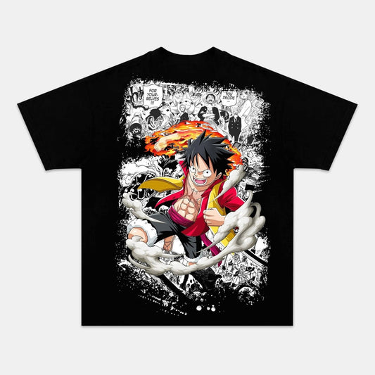 LUFFY VINTAGE TEE丨ONE PIECE-comicclothing