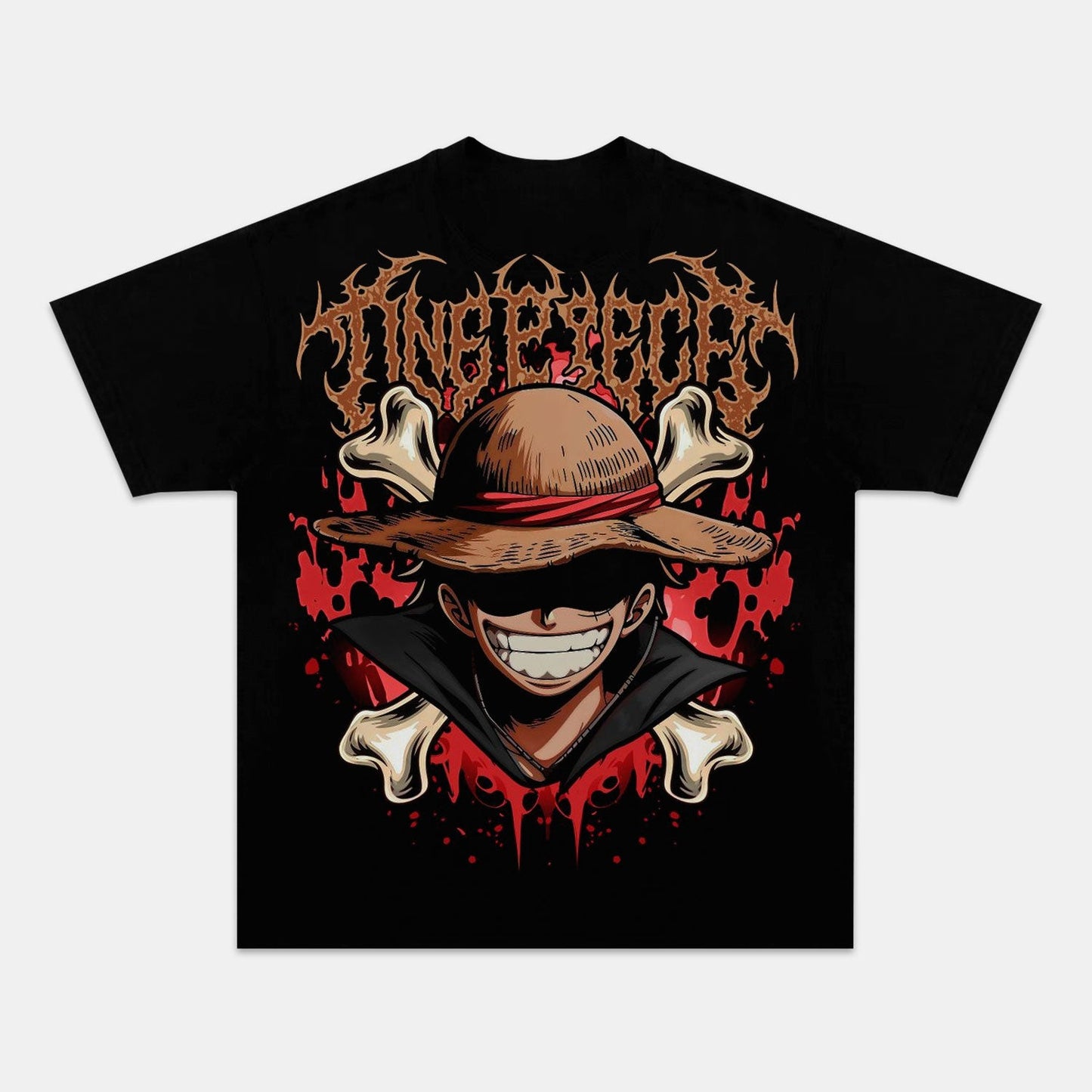 LUFFY ANIME INSPIRED VINTAGE TEE丨ONE PIECE-comicclothing