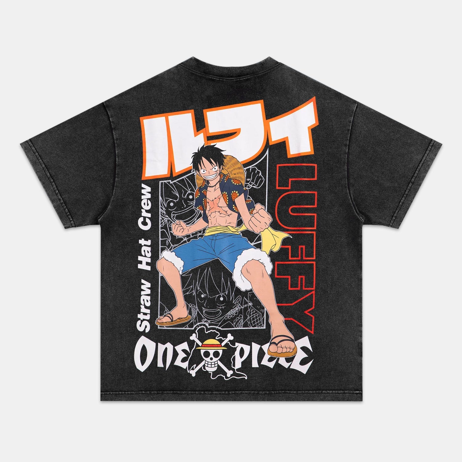 LUFFY ANIME INSPIRED VINTAGE TEE丨ONE PIECE-comicclothing