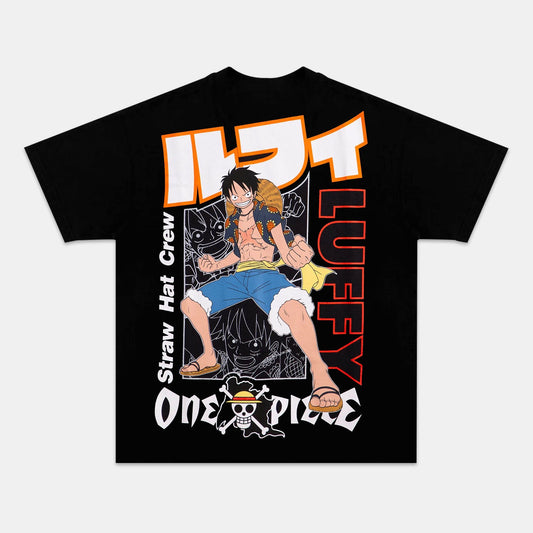 LUFFY ANIME INSPIRED VINTAGE TEE丨ONE PIECE-comicclothing