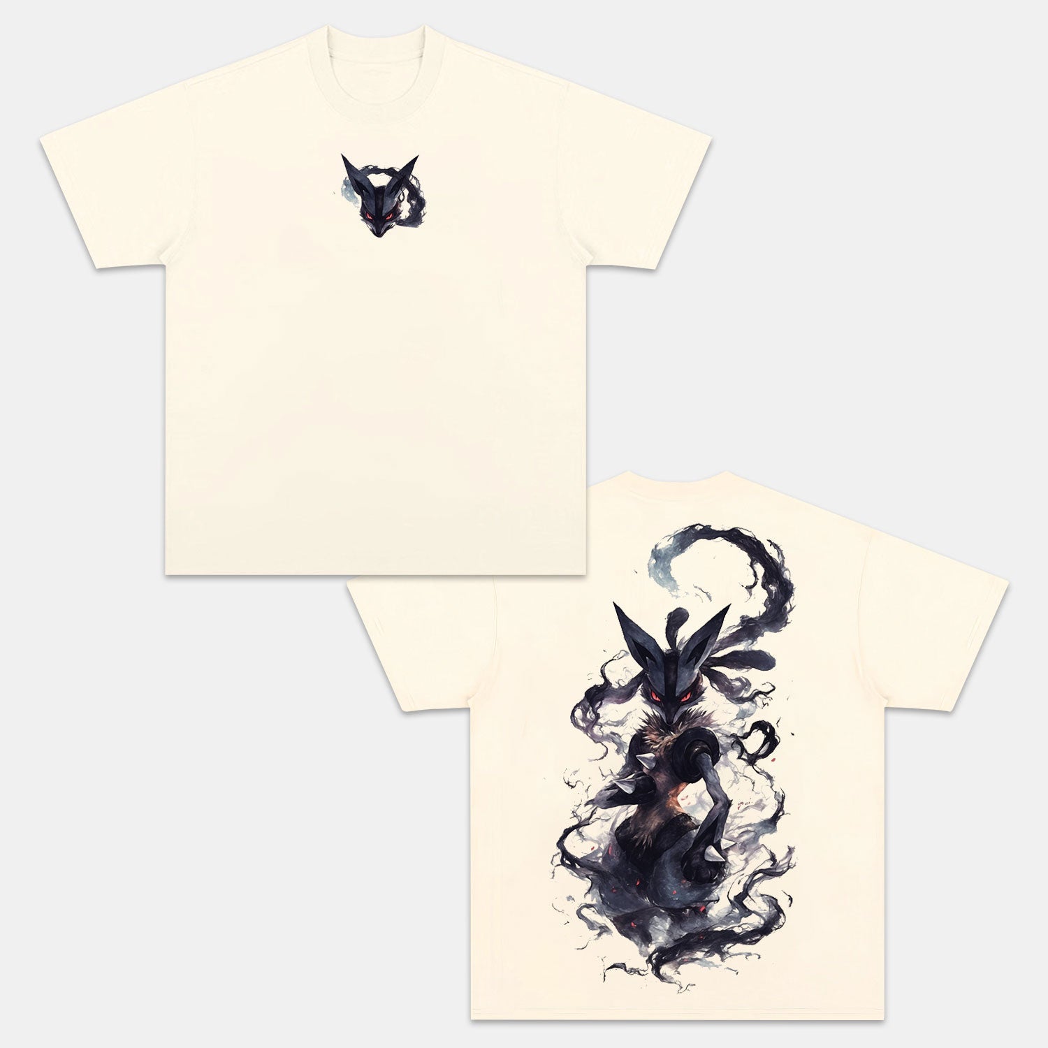 MEGA LUCARIO VINTAGE TEE丨POKÉMON-comicclothing