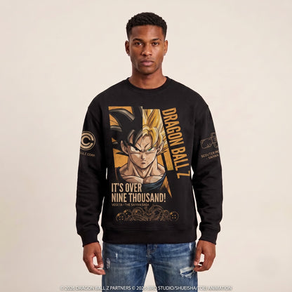 Anime Battle Warrior Graphic Shirt, Black Manga Inspired T-Shirt, Sweatshirt & Hoodie, Japanese Streetwear Fan Gift