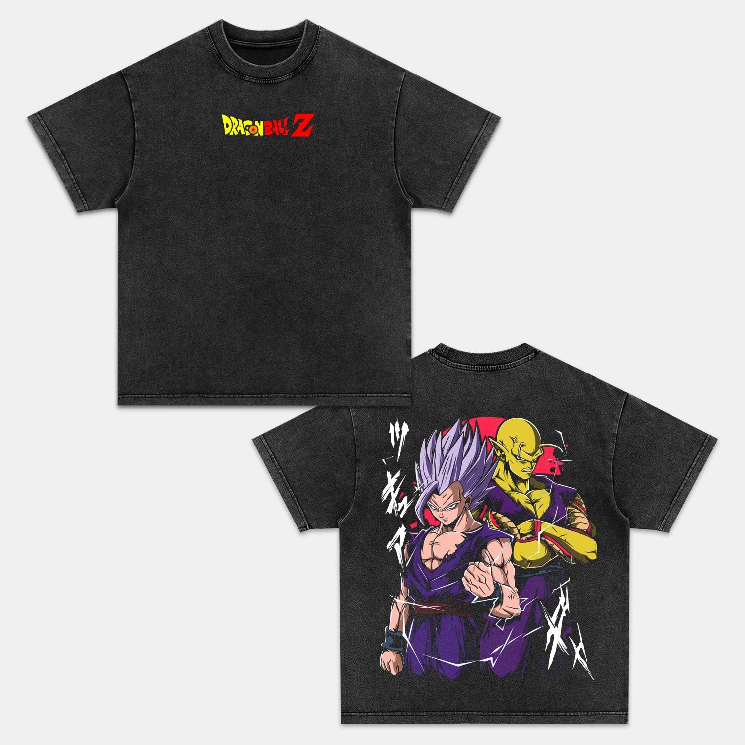 SON GOKU MAJIN BUU UNISEX ANIME INSPIRED VINTAGE T-SHIRT -comicclothing