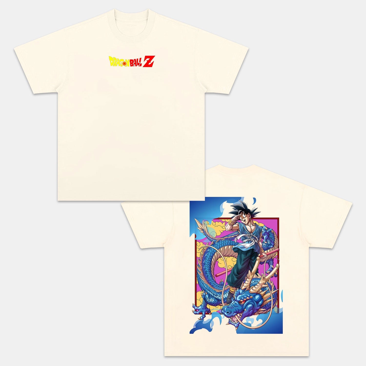 SON GOKU UNISEX ANIME INSPIRED VINTAGE T-SHIRT -comicclothing