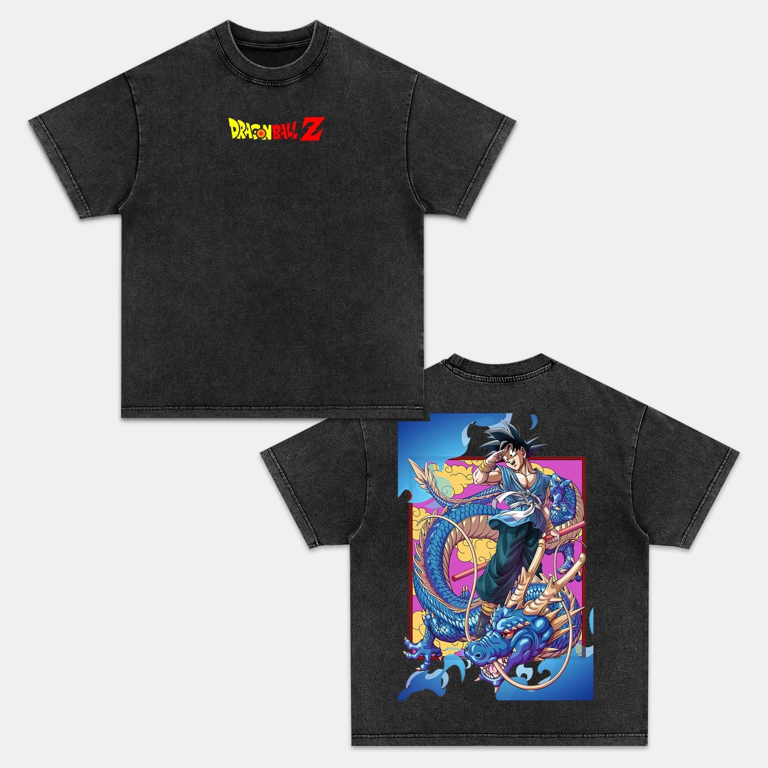 SON GOKU UNISEX ANIME INSPIRED VINTAGE T-SHIRT -comicclothing