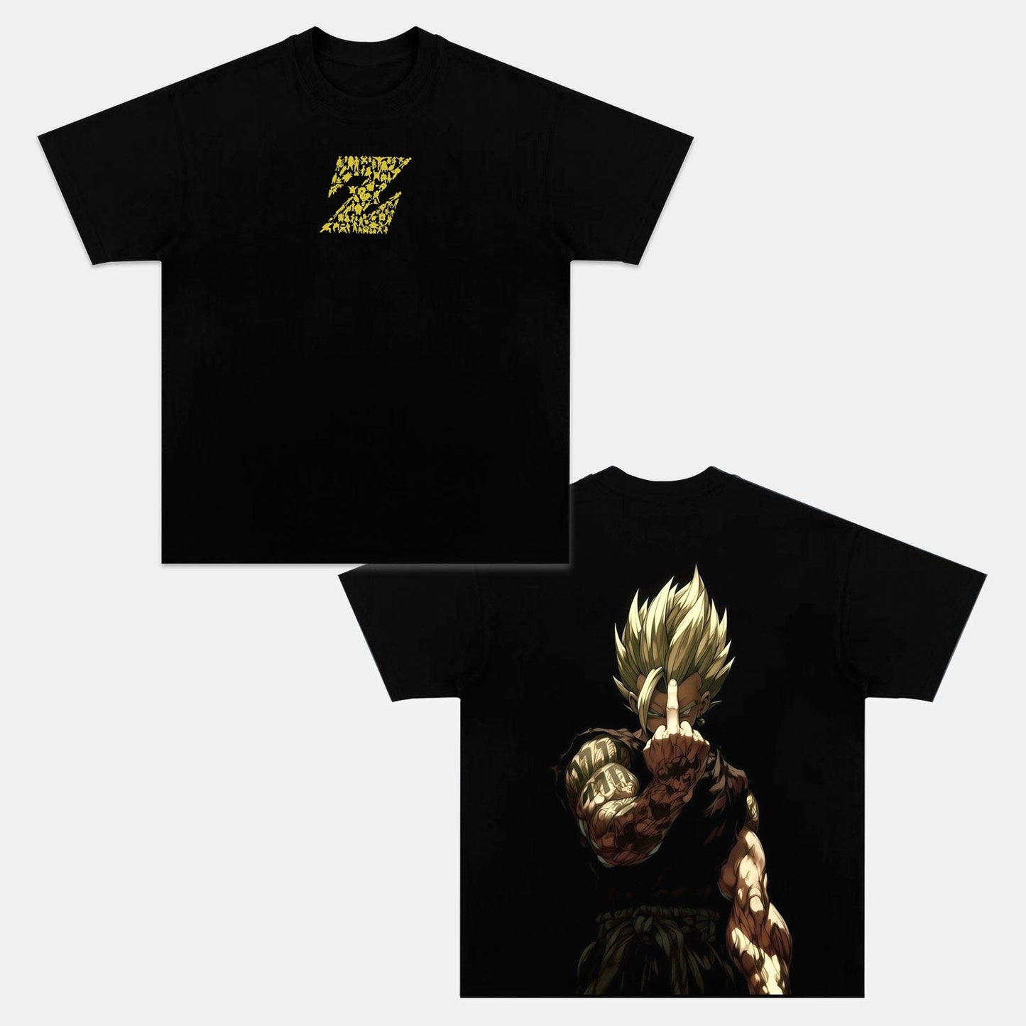 SON GOKU UNISEX ANIME INSPIRED VINTAGE T-SHIRT -comicclothing