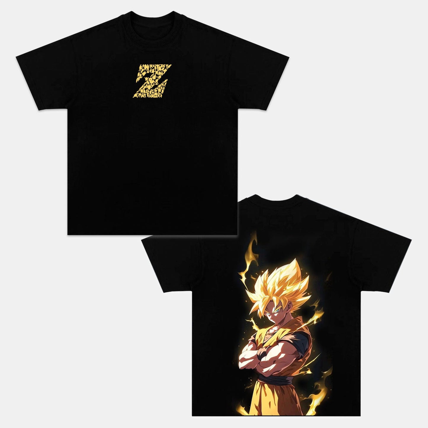 SON GOKU UNISEX ANIME INSPIRED VINTAGE T-SHIRT -comicclothing
