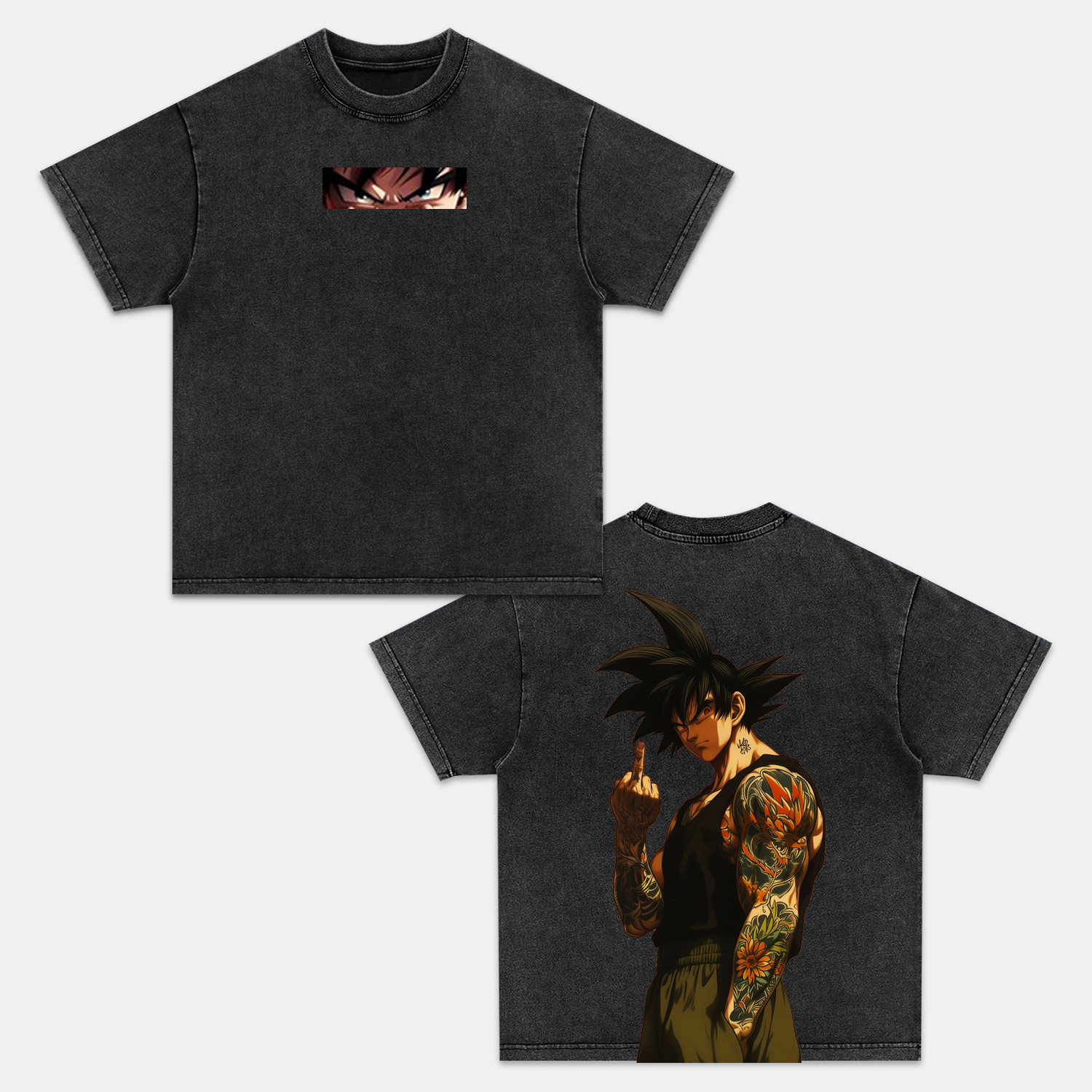 SON GOKU UNISEX ANIME INSPIRED VINTAGE T-SHIRT -comicclothing