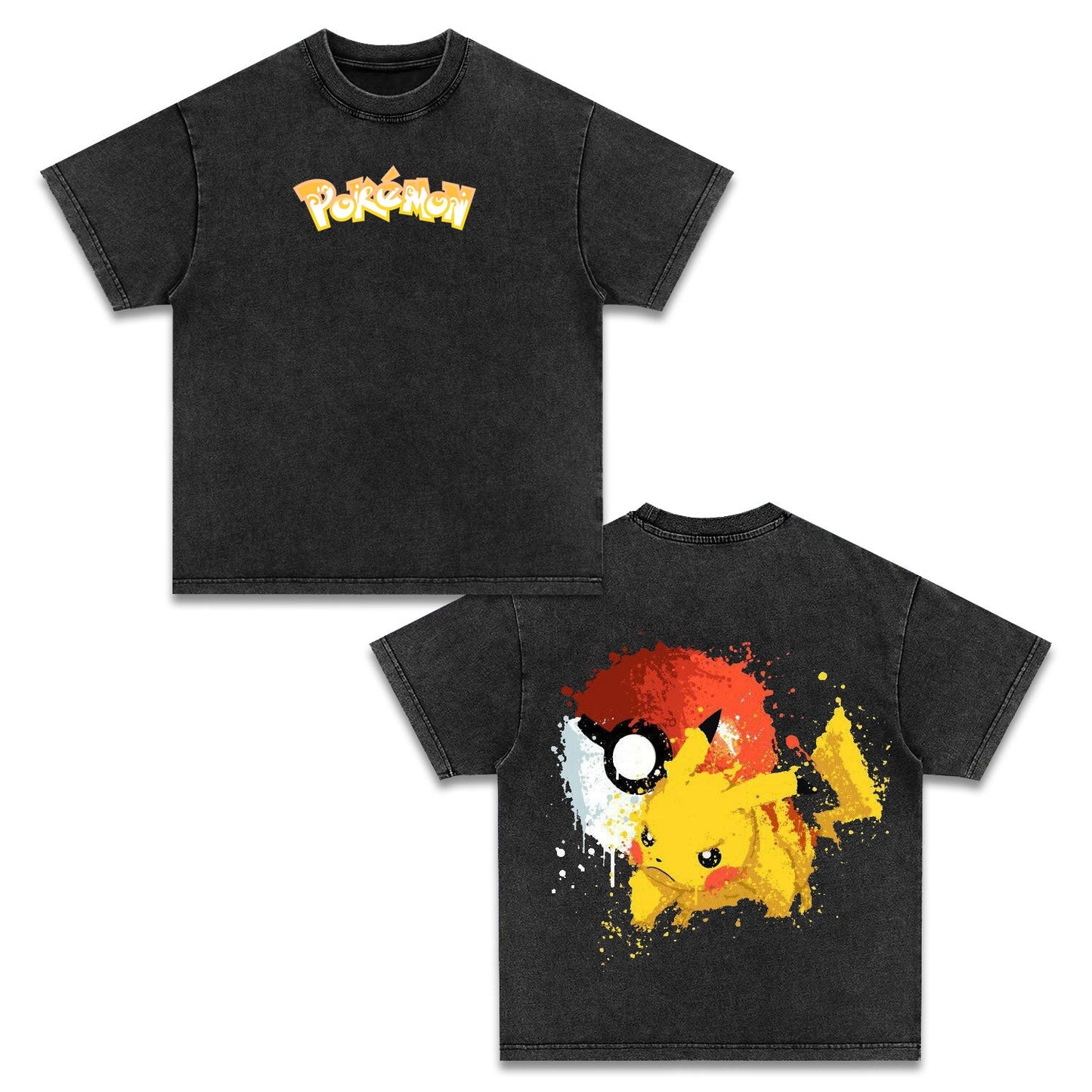 Unisex Anime Inspired Vintage T-Shirt-comicclothing