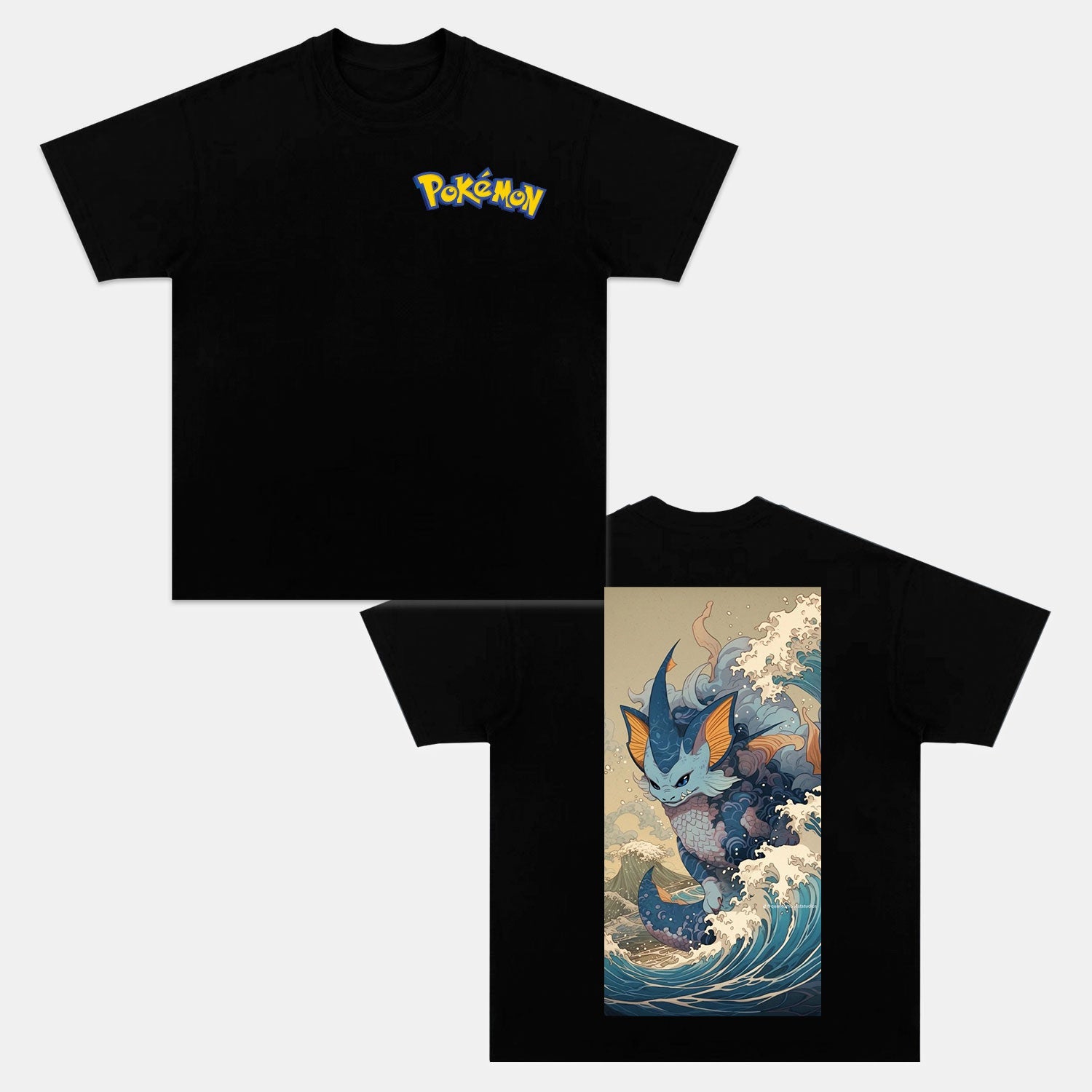 VAPOREON UNISEX ANIME INSPIRED VINTAGE T-SHIRT丨POKÉMON-comicclothing