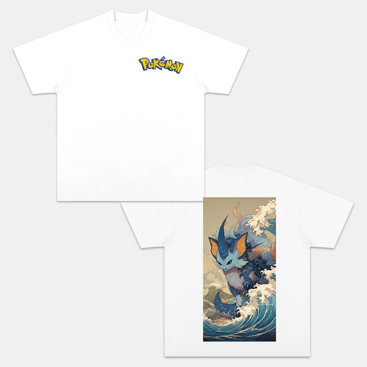 VAPOREON UNISEX ANIME INSPIRED VINTAGE T-SHIRT丨POKÉMON-comicclothing