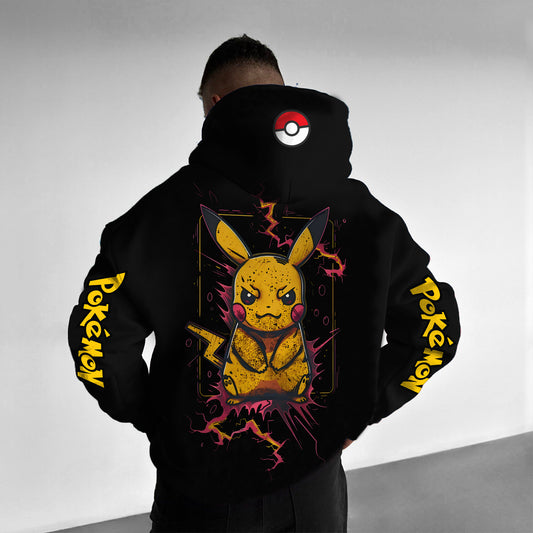 Unisex Anime Graphic Streetwear Vintage Hoodie