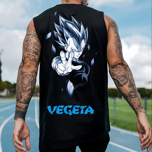 Unisex Anime Graphic Streetwear Vintage Gym Tank Top