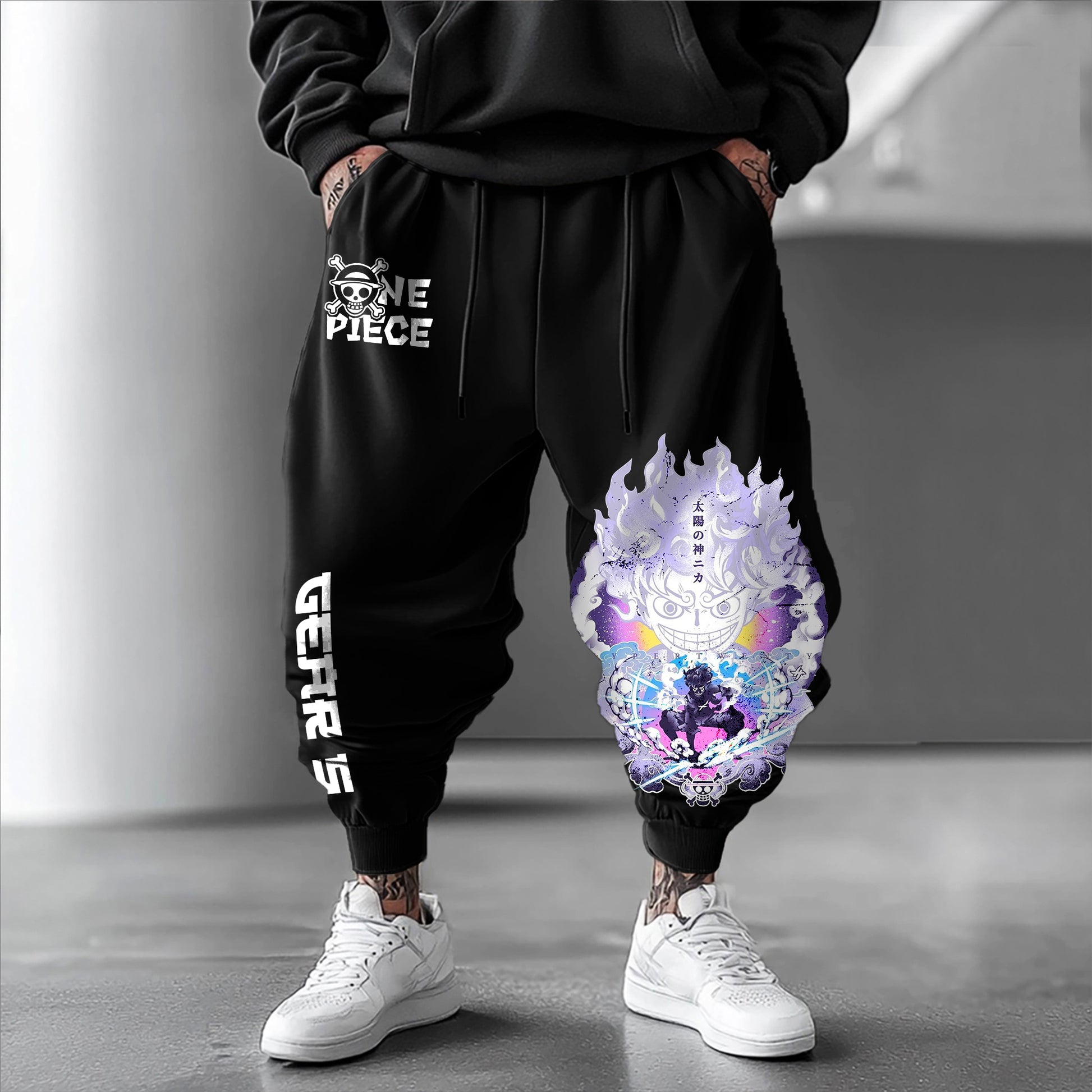 Unisex Anime Printed  Pants丨 Luffy Gear 5