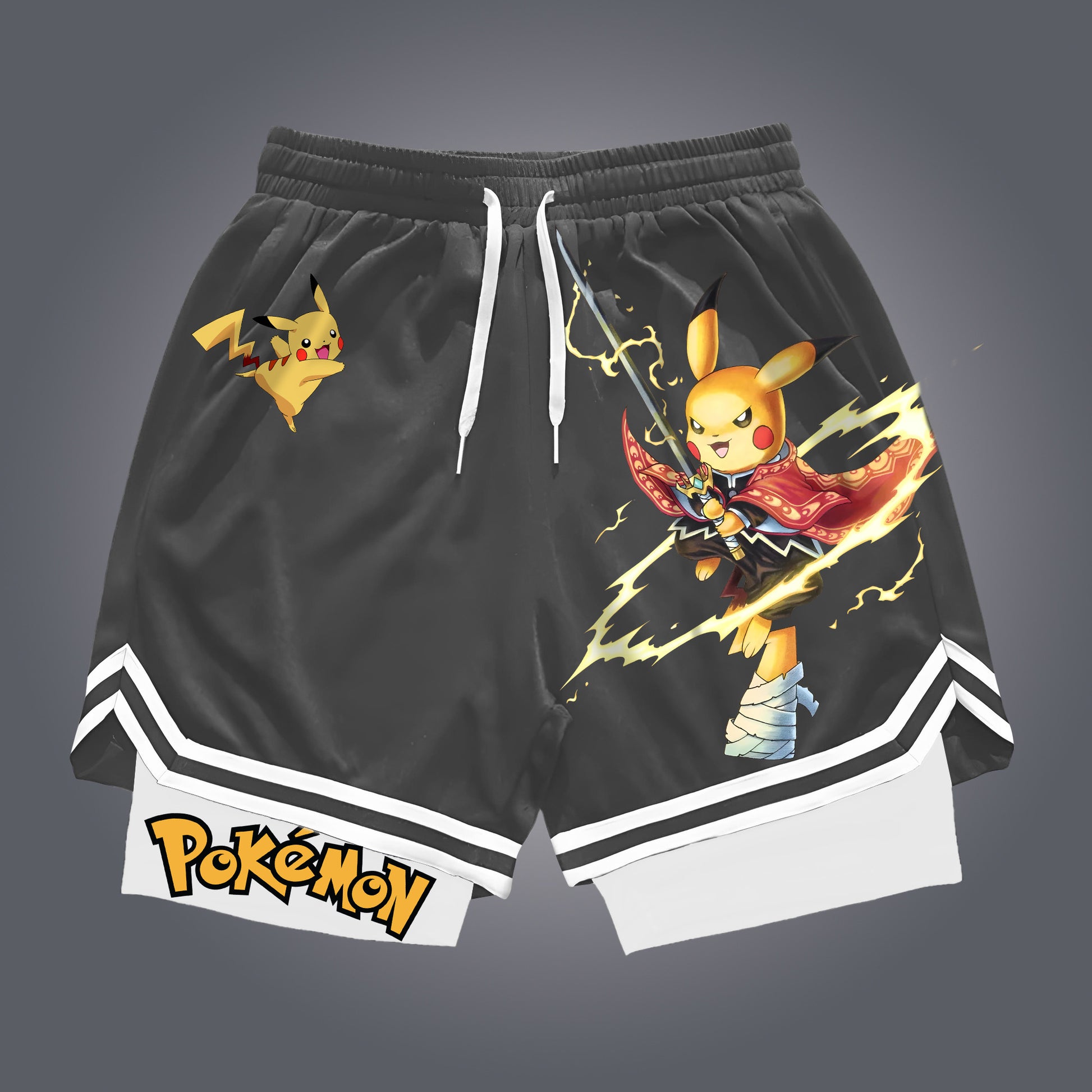 Unisex Casual Anime Streetwear Shorts-Anime x kingdom