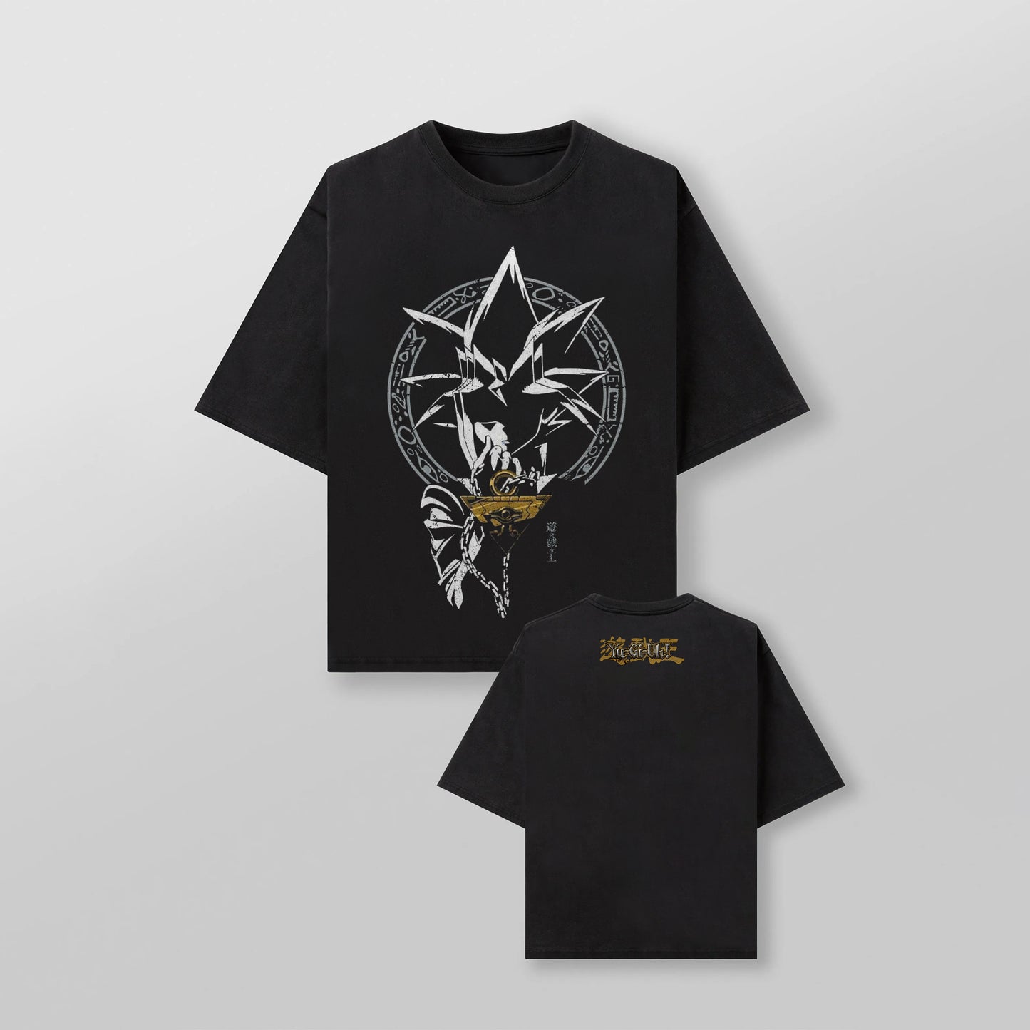 Unisex "Yu-Gi-Oh!" Game Anime Graphic Print T-Shirt Set-comicclothing