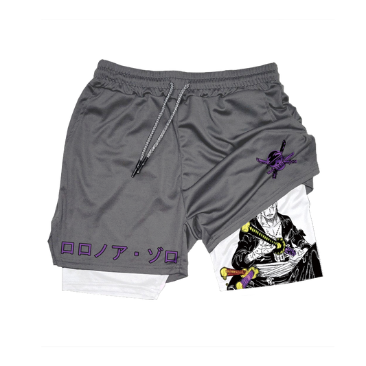 Anime Performance Gym Shorts-comicclothing