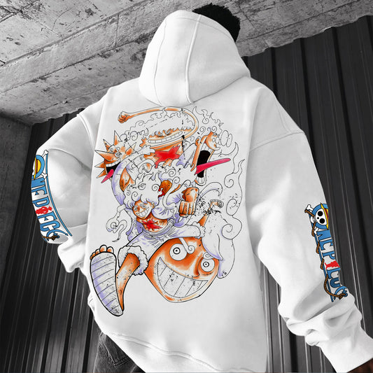 Unisex Vintage Hoodie丨Luffy Gear 5