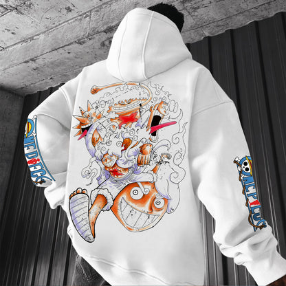 Unisex Vintage Hoodie丨Luffy Gear 5