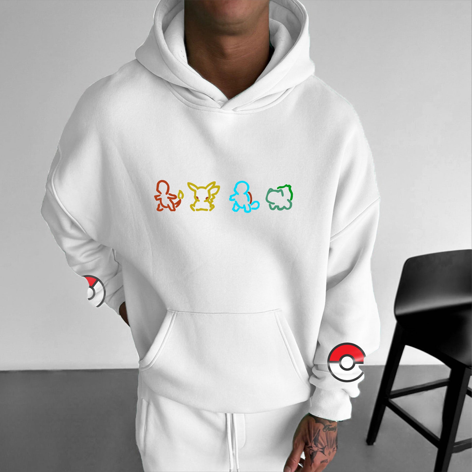 Unisex Anime Graphic Streetwear Vintage Hoodie