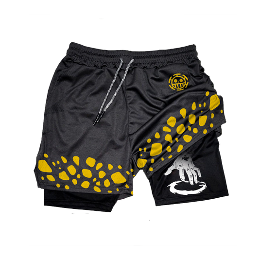 Law Anime Gym Performance Shorts-comicclothing