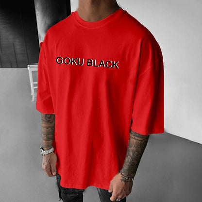 Unisex Oversized Anime Print T-Shirt