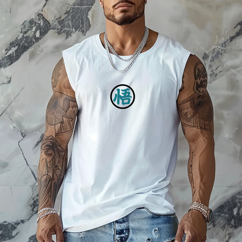 Unisex Anime Graphic Streetwear Vintage Gym Tank Top