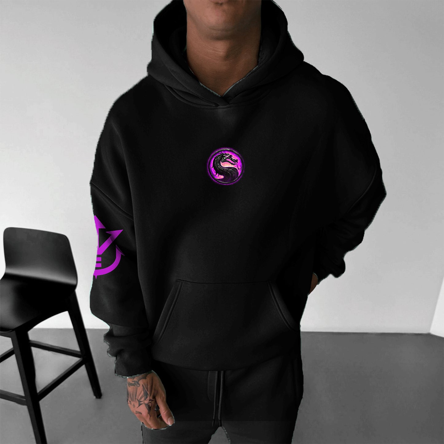 Unisex Anime Graphic Streetwear Vintage Hoodie