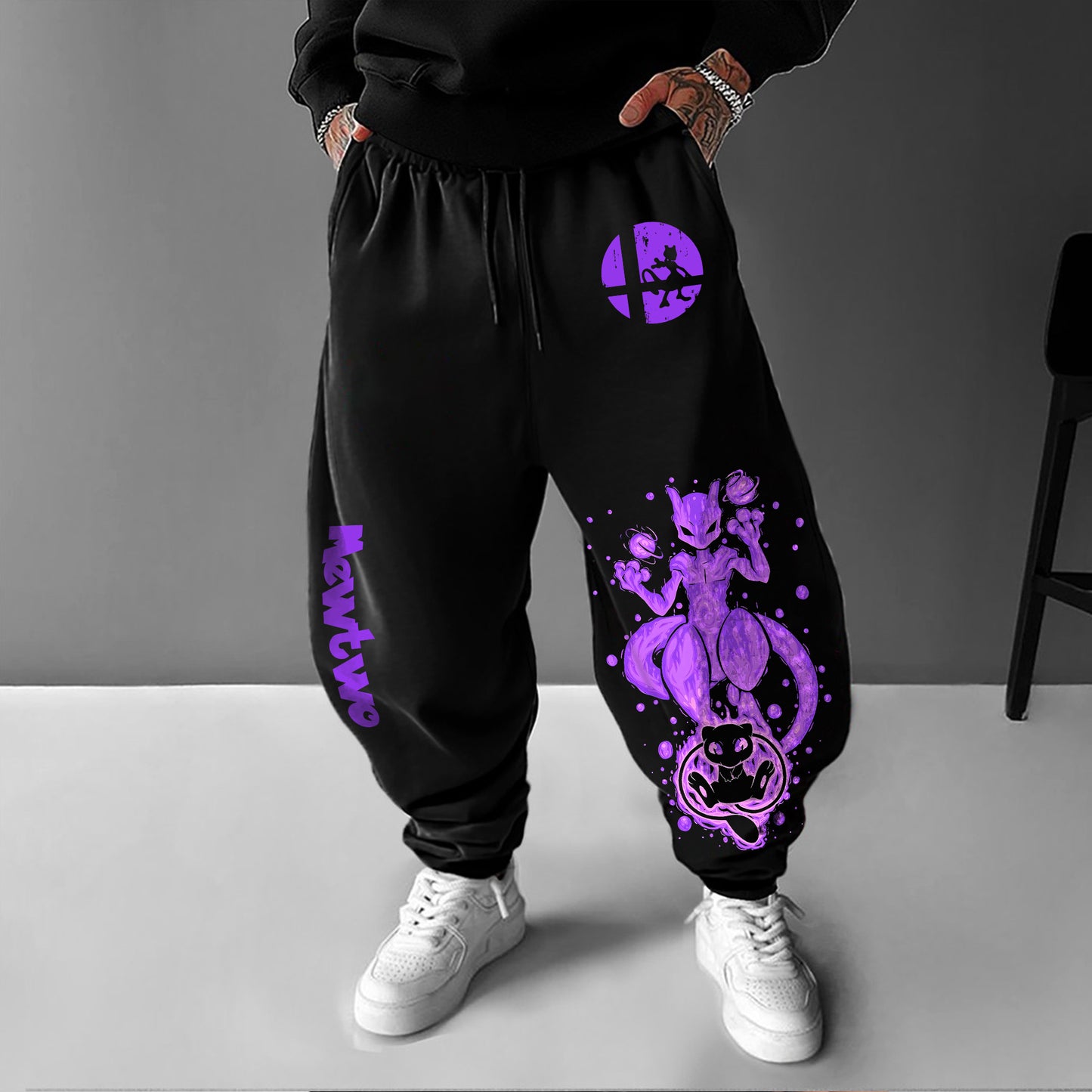 Unisex Casual Anime Streetwear Pants
