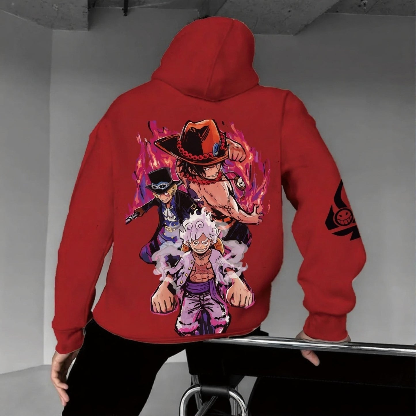 Unisex Anime Graphic Streetwear Vintage Hoodie-Anime x kingdom