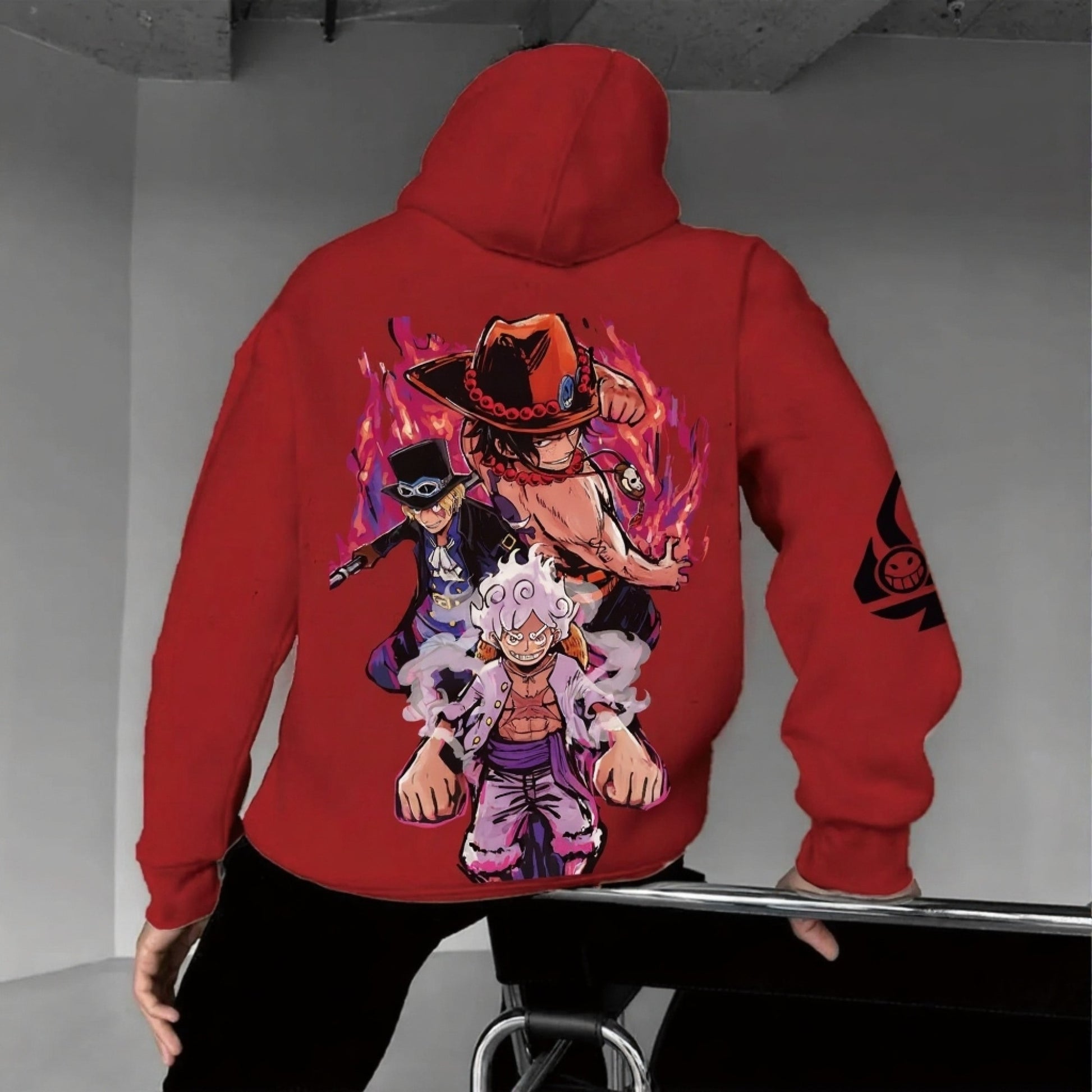 Unisex Anime Graphic Streetwear Vintage Hoodie-Anime x kingdom