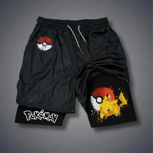 Unisex Casual Anime Streetwear Shorts