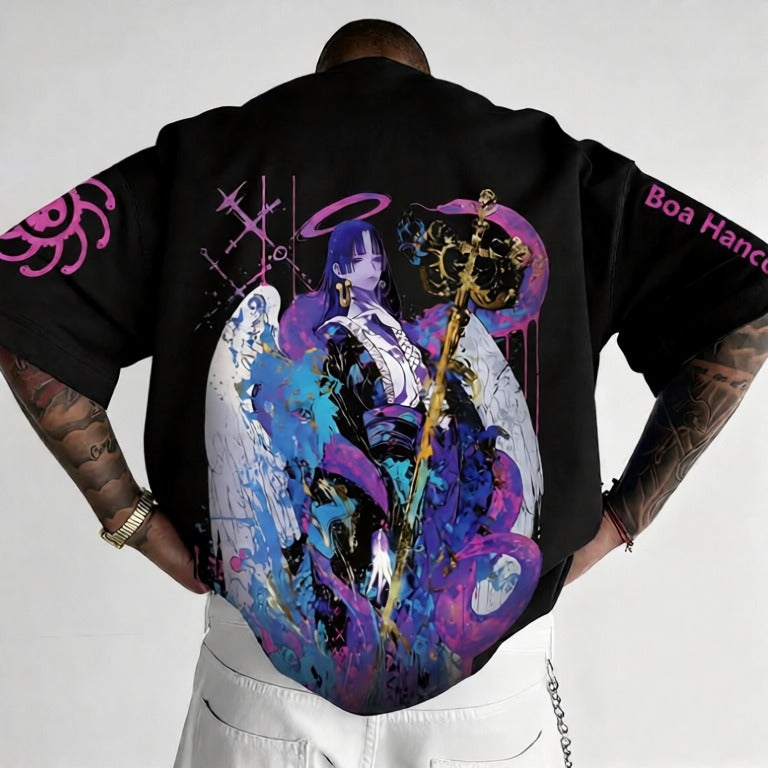 Unisex Anime Inspired Vintage T-Shirt-Anime x kingdom