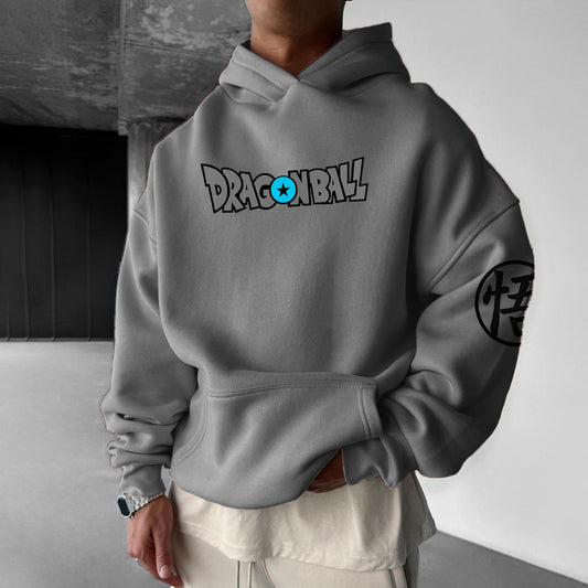 Unisex Anime Printed Casual Oversized Hoodie
