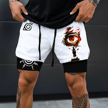 Unisex  Casual Anime Streetwear Shorts-comicclothing