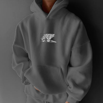 Unisex Anime Graphic Streetwear Vintage Hoodie