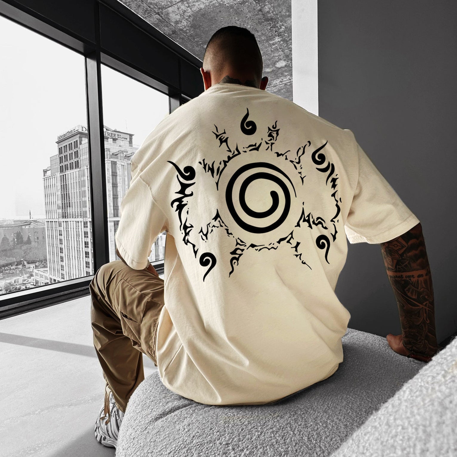 Oversize Anime T-Shirt-comicclothing