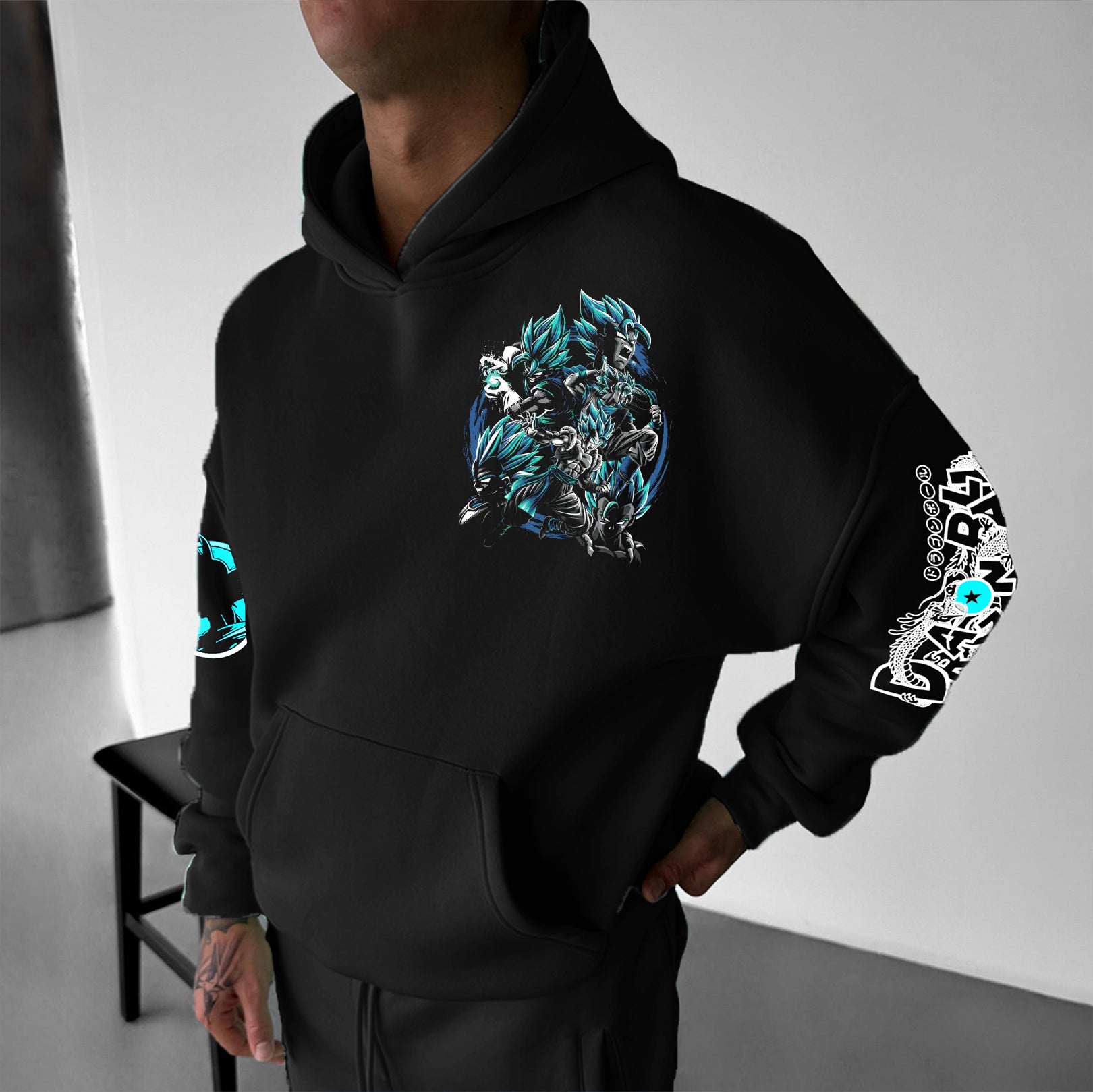 Unisex Anime Graphic Streetwear Vintage Hoodie